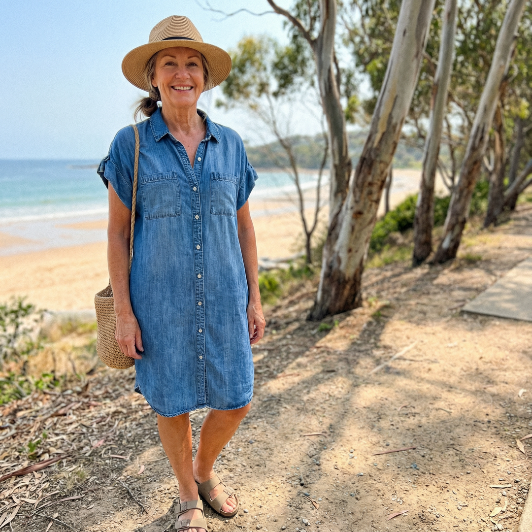 Mariette™ | Robe Chemise Poches