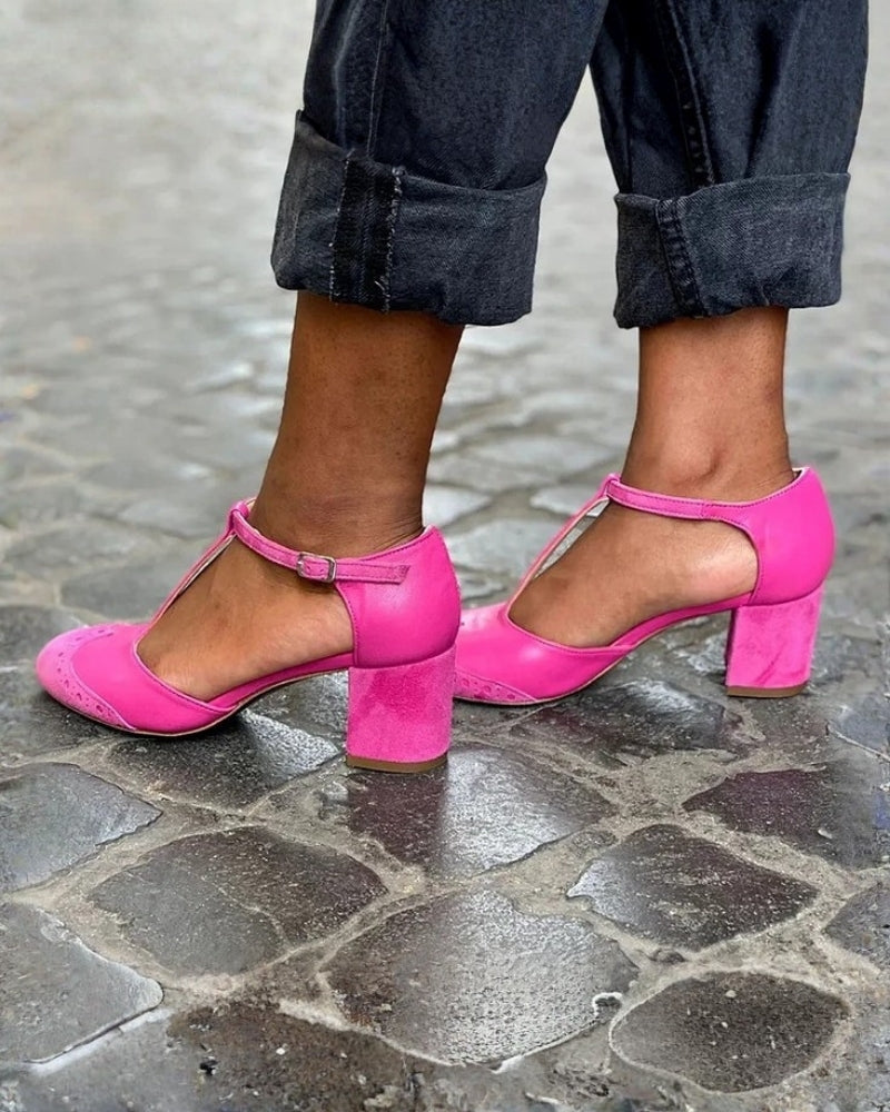 Norélia™ | Talons Bloc Rétro