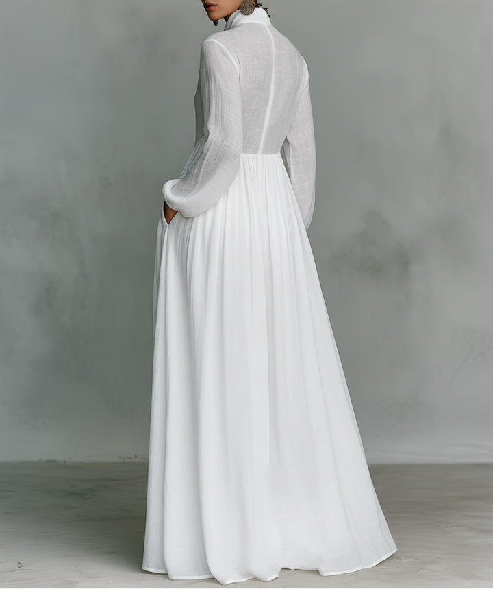 Delphine™ | Robe Maxi Poches