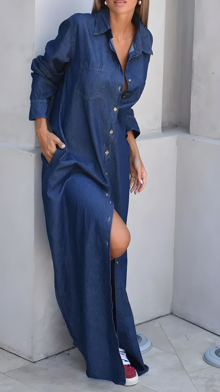 Camille™ | Robe Chemise Longue