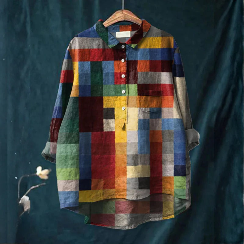 Corélia™ | Chemise Motif Abstrait