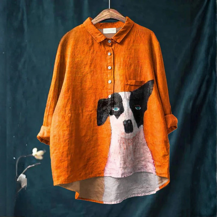Marcelline™ | Chemise Chiens Illustrés
